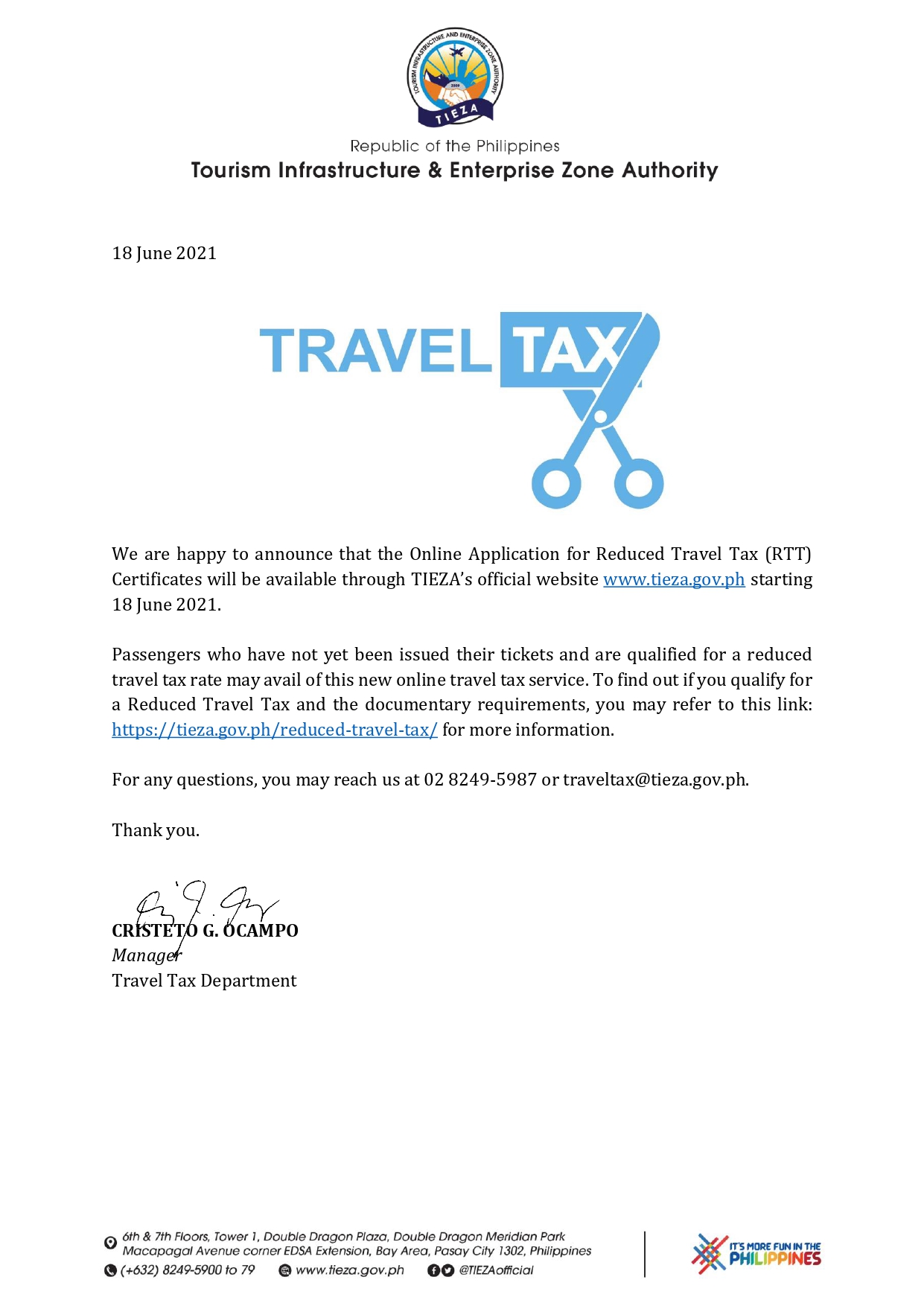 philippine travel tax exemption